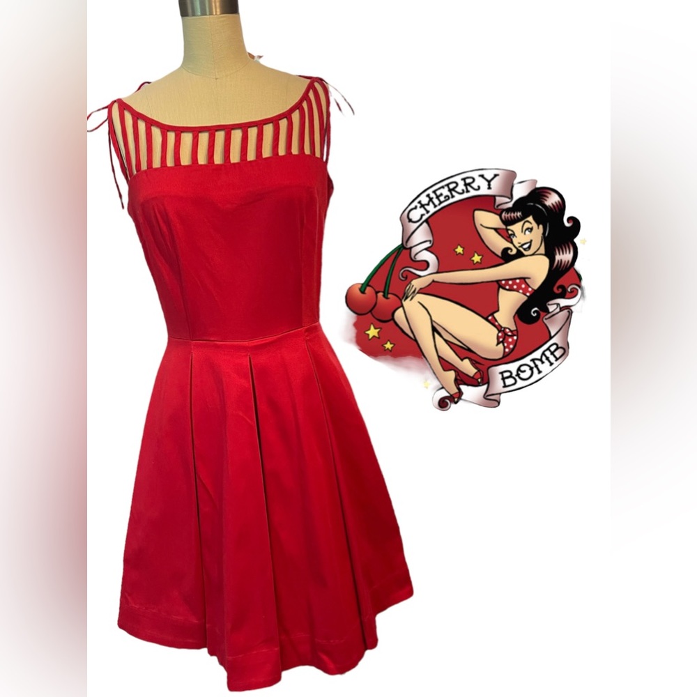 Trashy Diva Red Cage Dress 4
